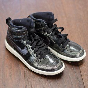 Metallic Nike High Tops Youth